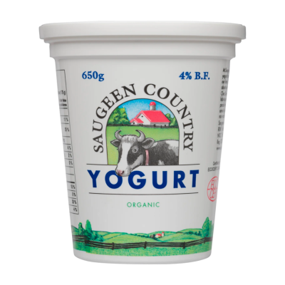 Yogurt, Plain Organic (650g)