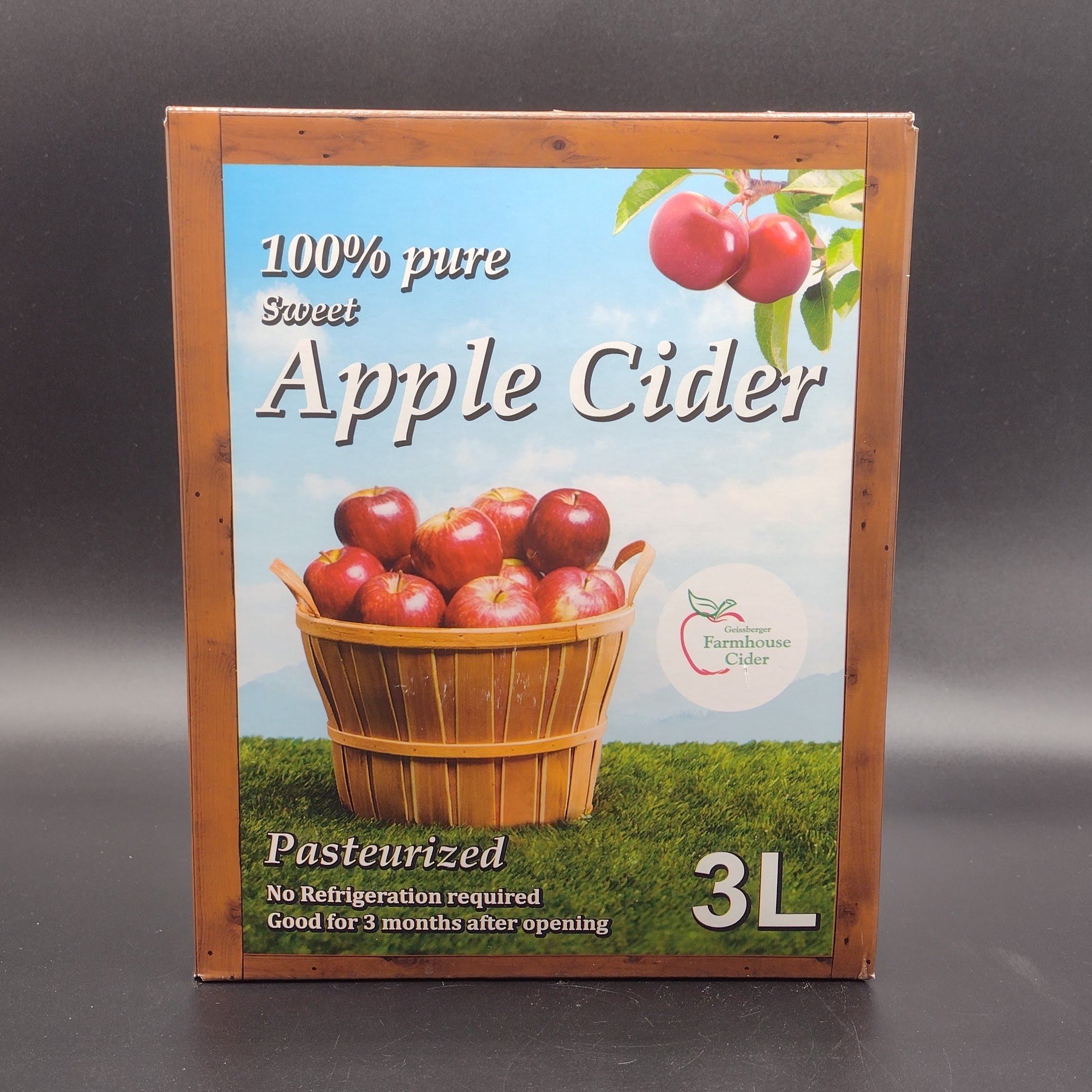 Apple Cider - 3 & 5 Litre (Bag-in-Box) – Geissberger Farmhouse Cider