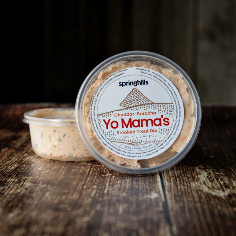 Smoked Trout Dip, Yo Mama's Sriracha-Cheddar (225g)