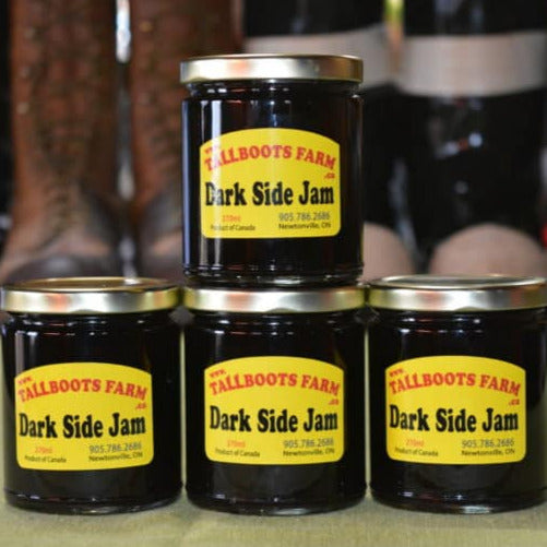 4 jars of dark side jam