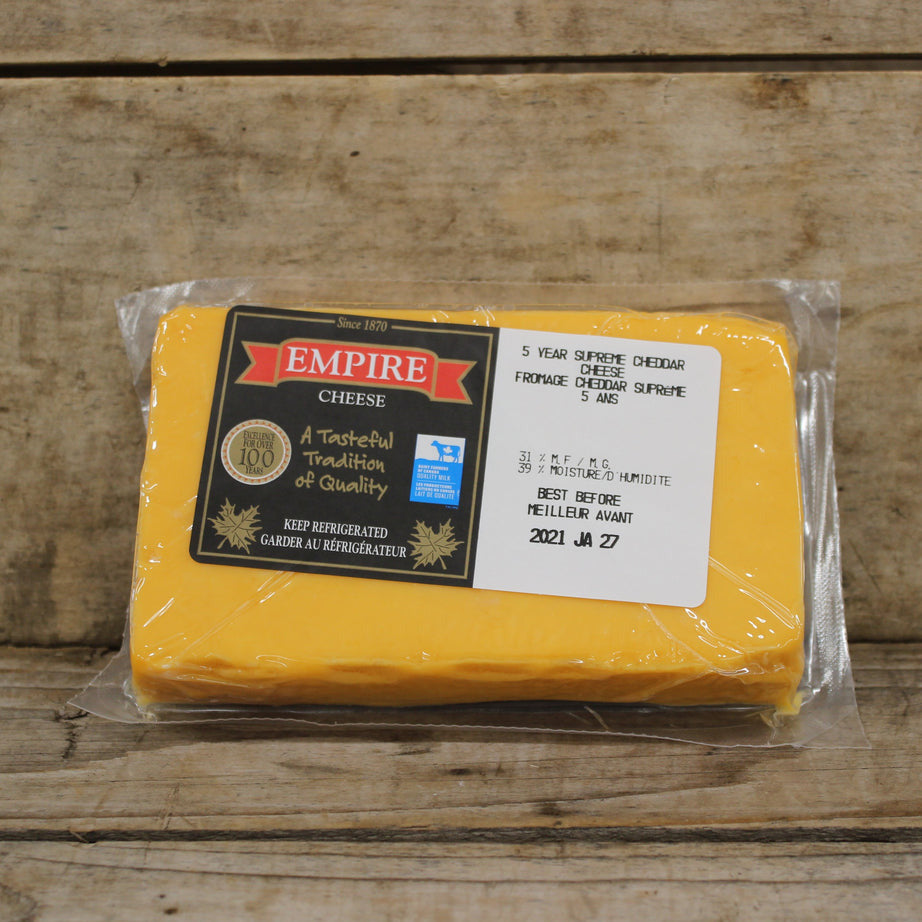 Cheese, 5 Year Supreme Cheddar
