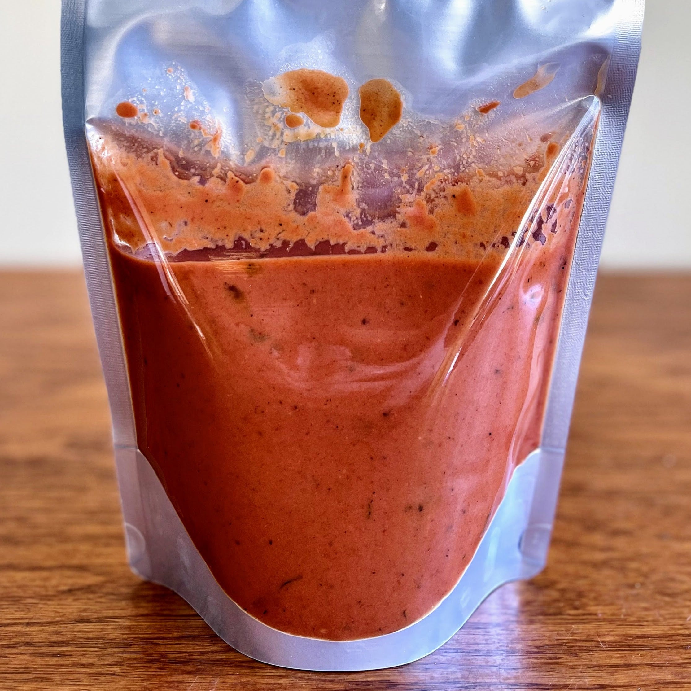 Butter chicken sauce in a pouch.