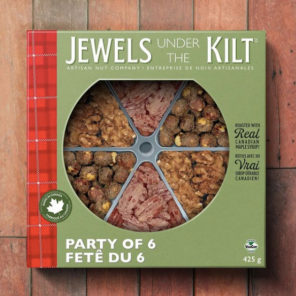 Nuts, Party of Six (Red Tartan, 425g) SPECIAL