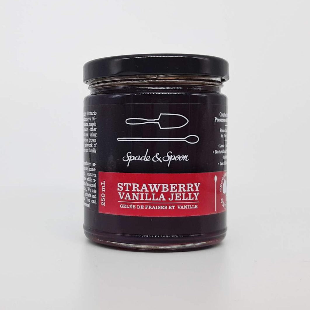 Jar of Strawberry Vanilla Jelly