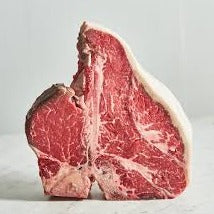 Cut of porterhouse steak.