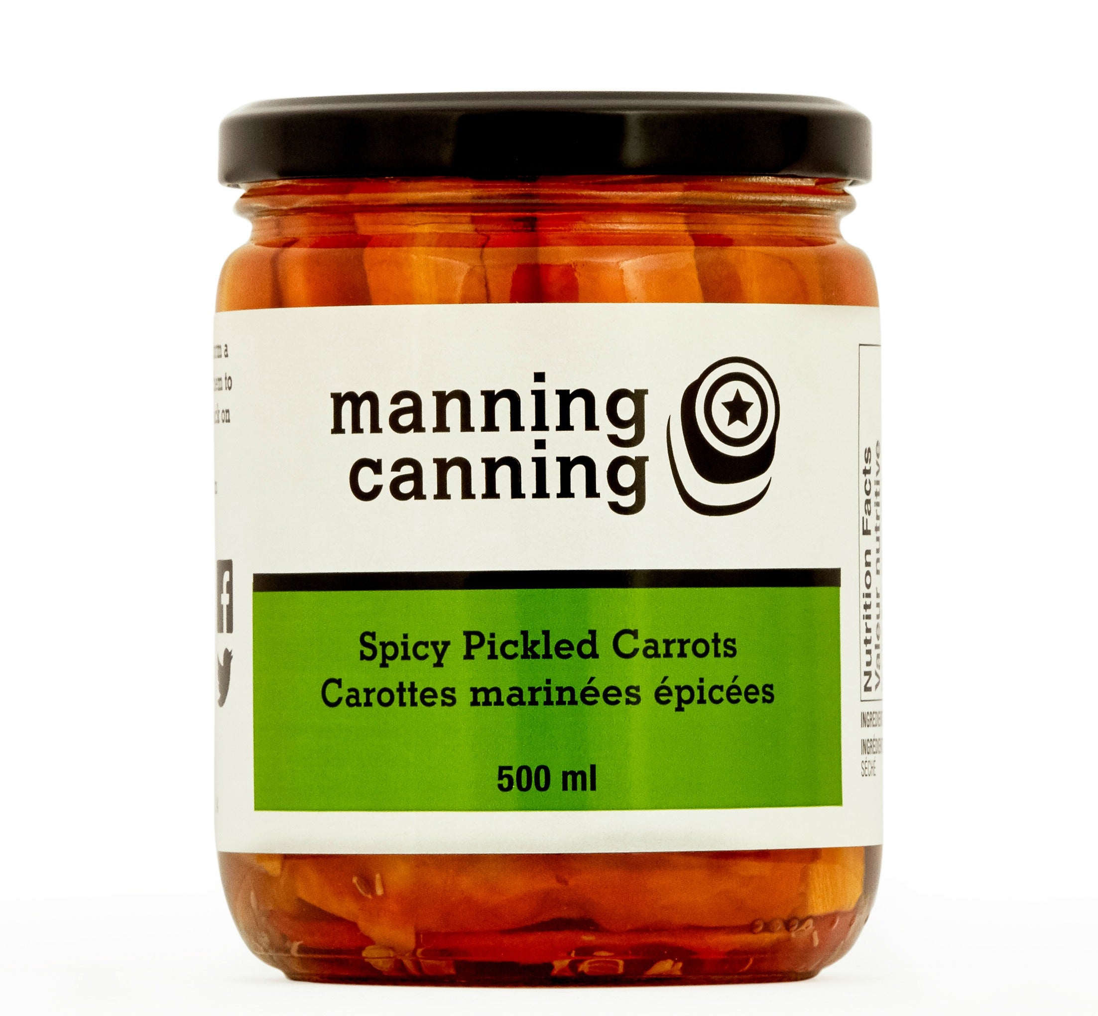 Pickled, Spicy Carrots (500mL)