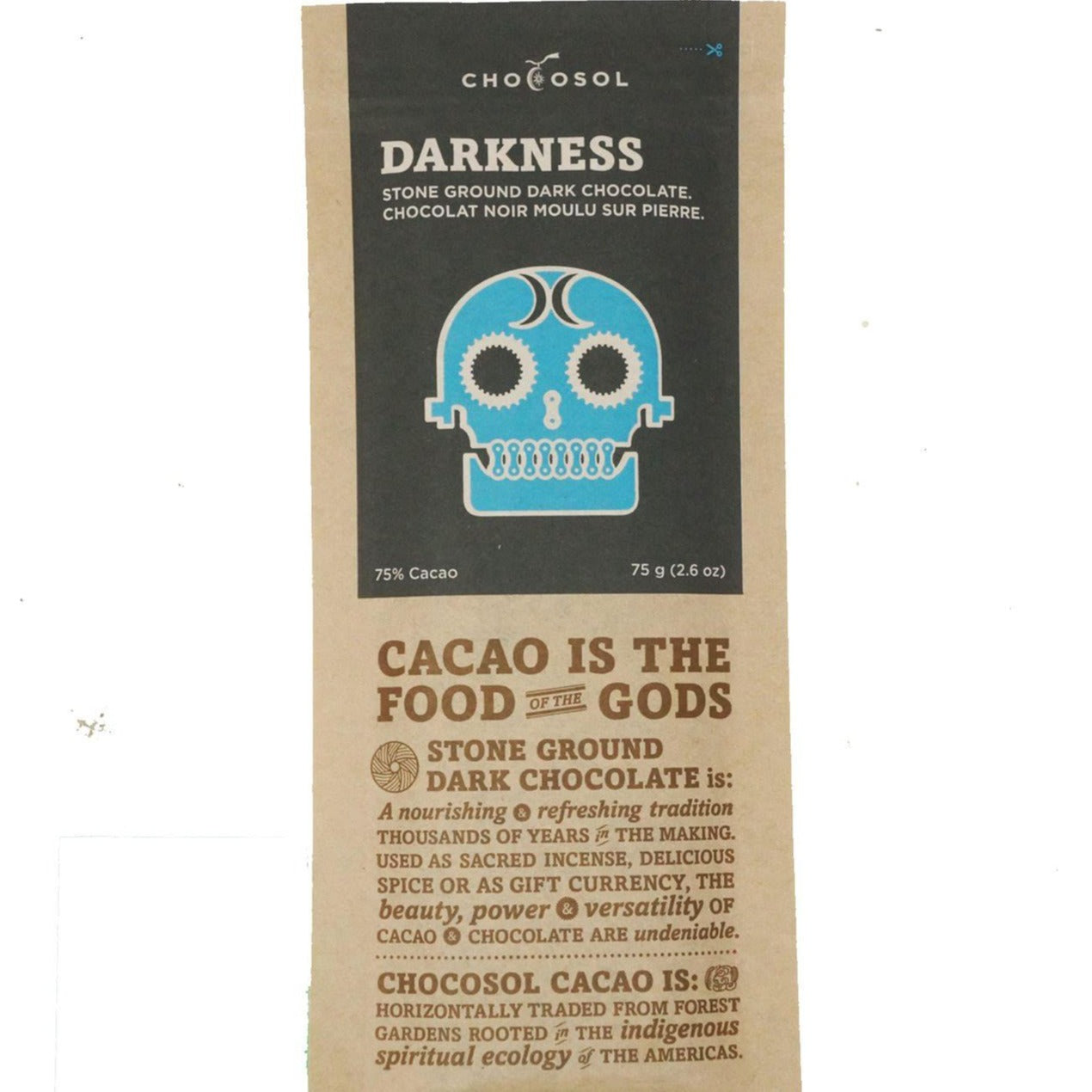 Bag of Darkness Dark Chocolate.