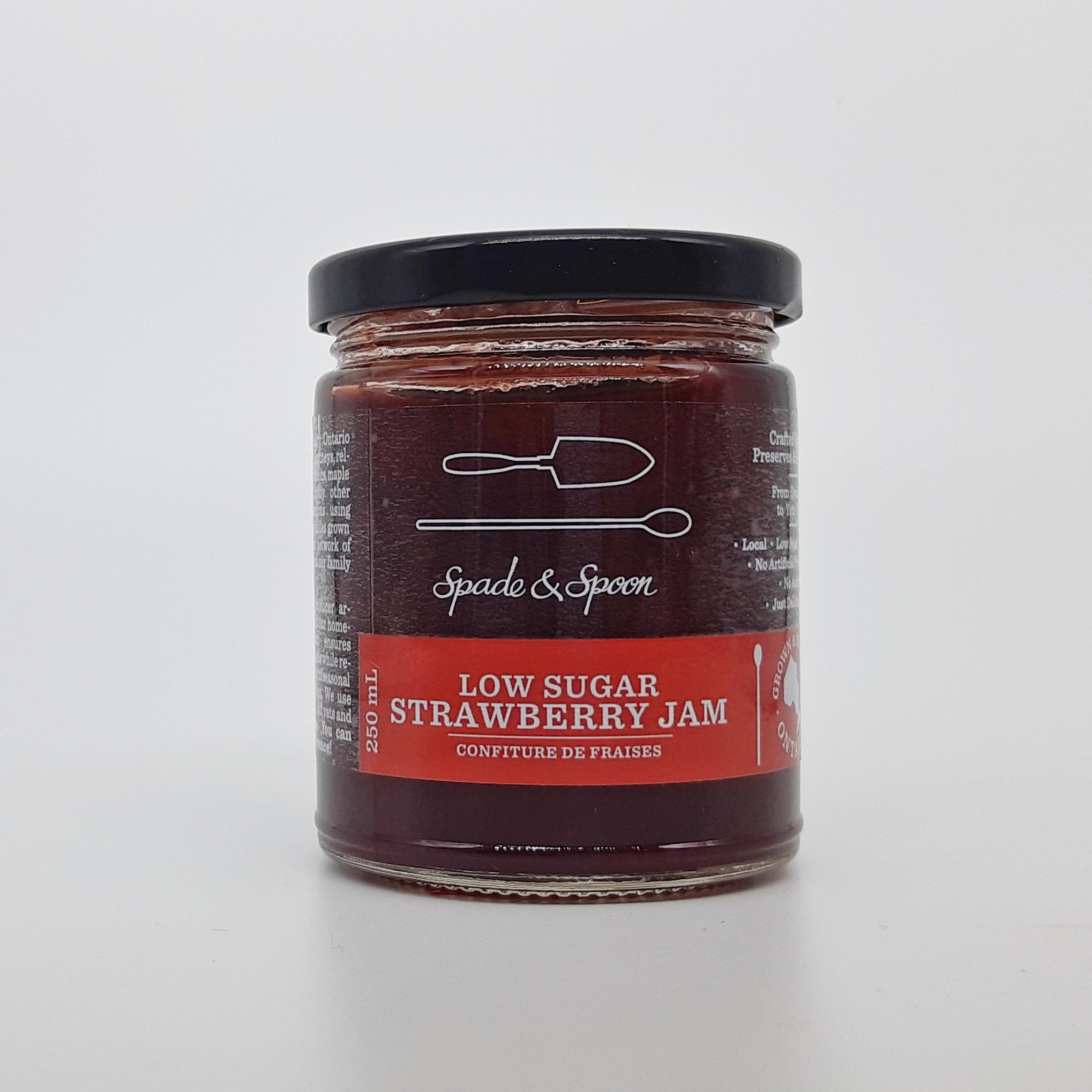 Jar of Low Sugar Strawberry Jam