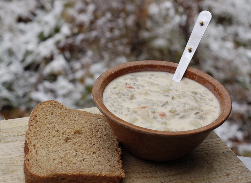 Creamy Wild Rice and Chicken Soup