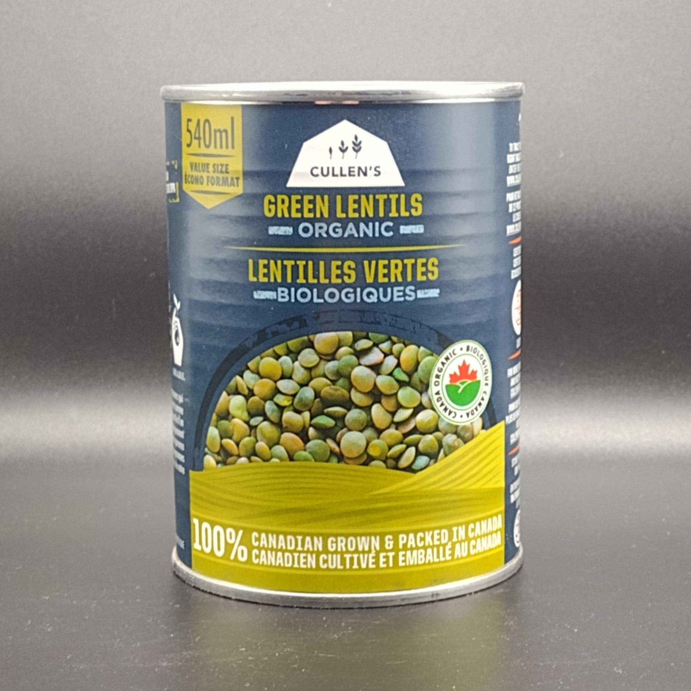 Lentils, Green (540mL Can)