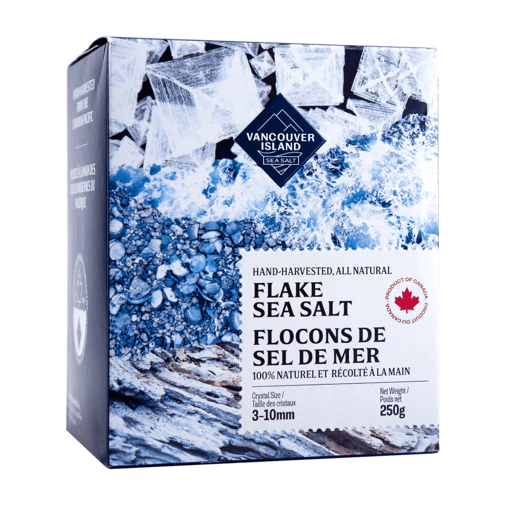 Sea Salt, Hand Harvested Flakes (250g)