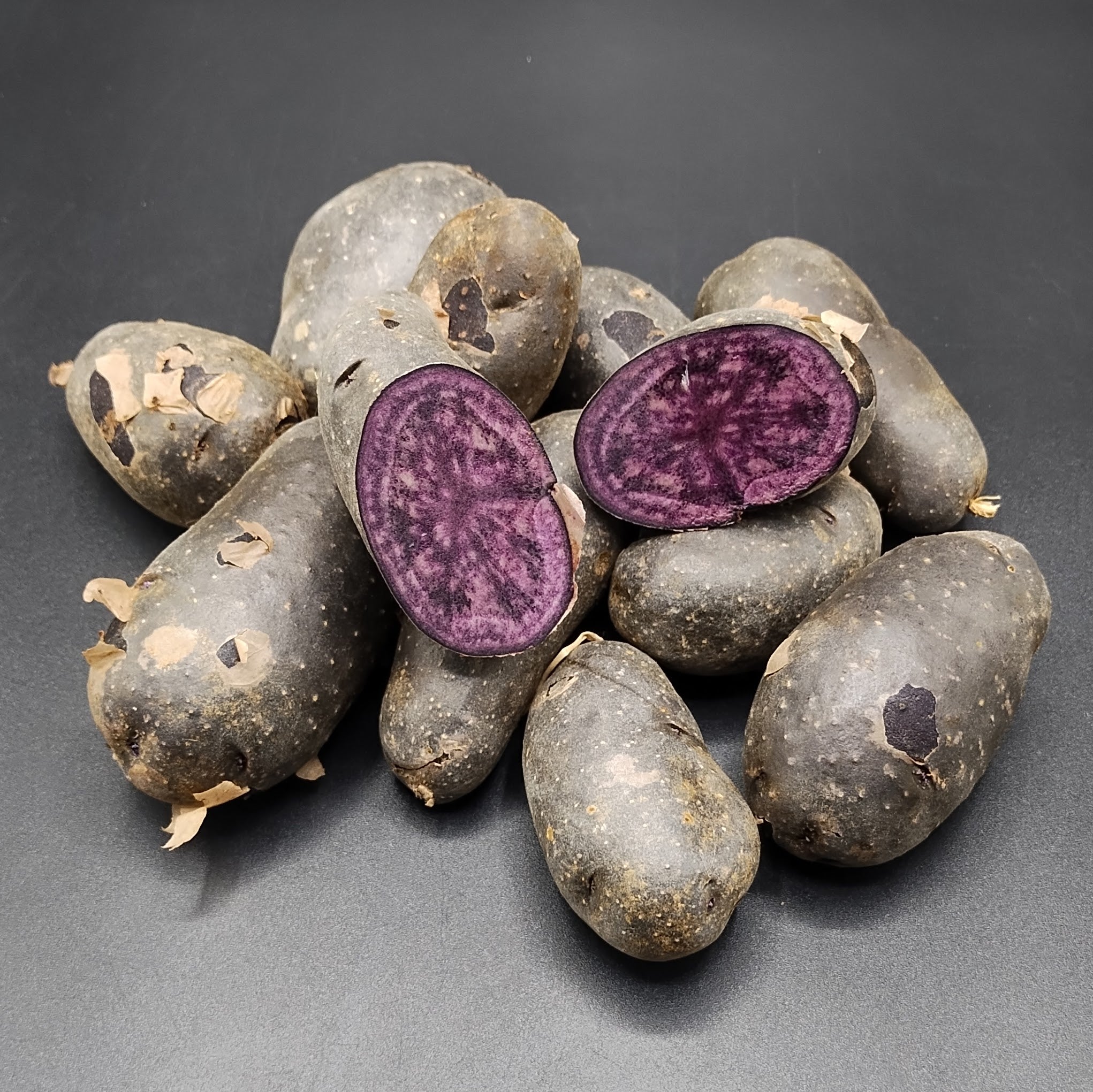 Potatoes, Organic Purple Fingerlings-1