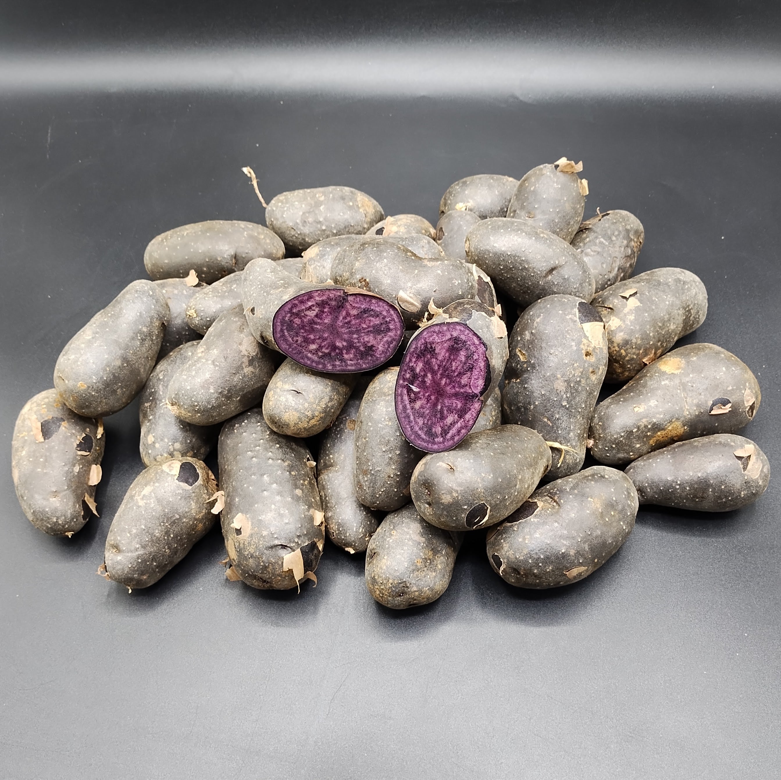 Potatoes, Organic Purple Fingerlings-2