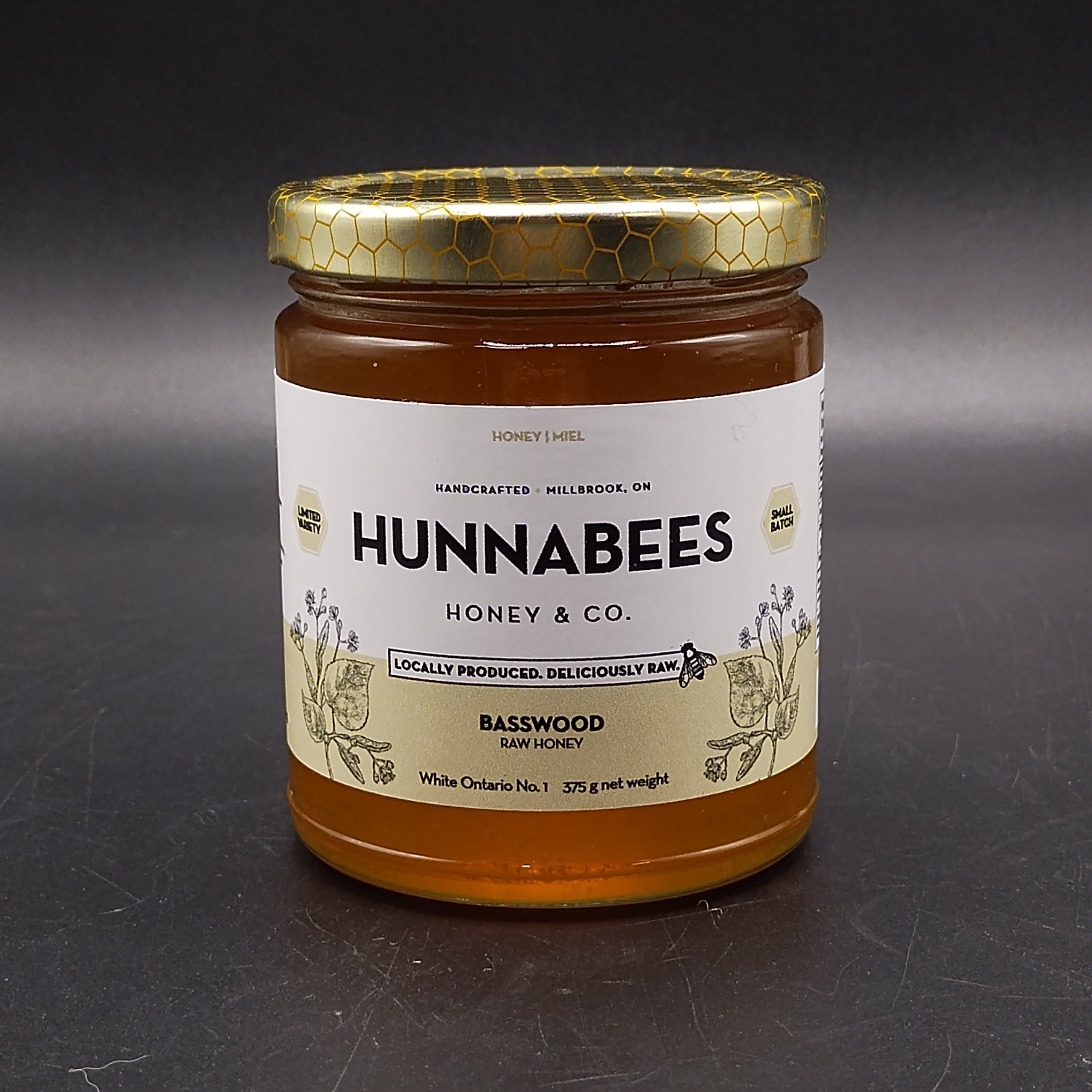 Honey, Basswood (375g)