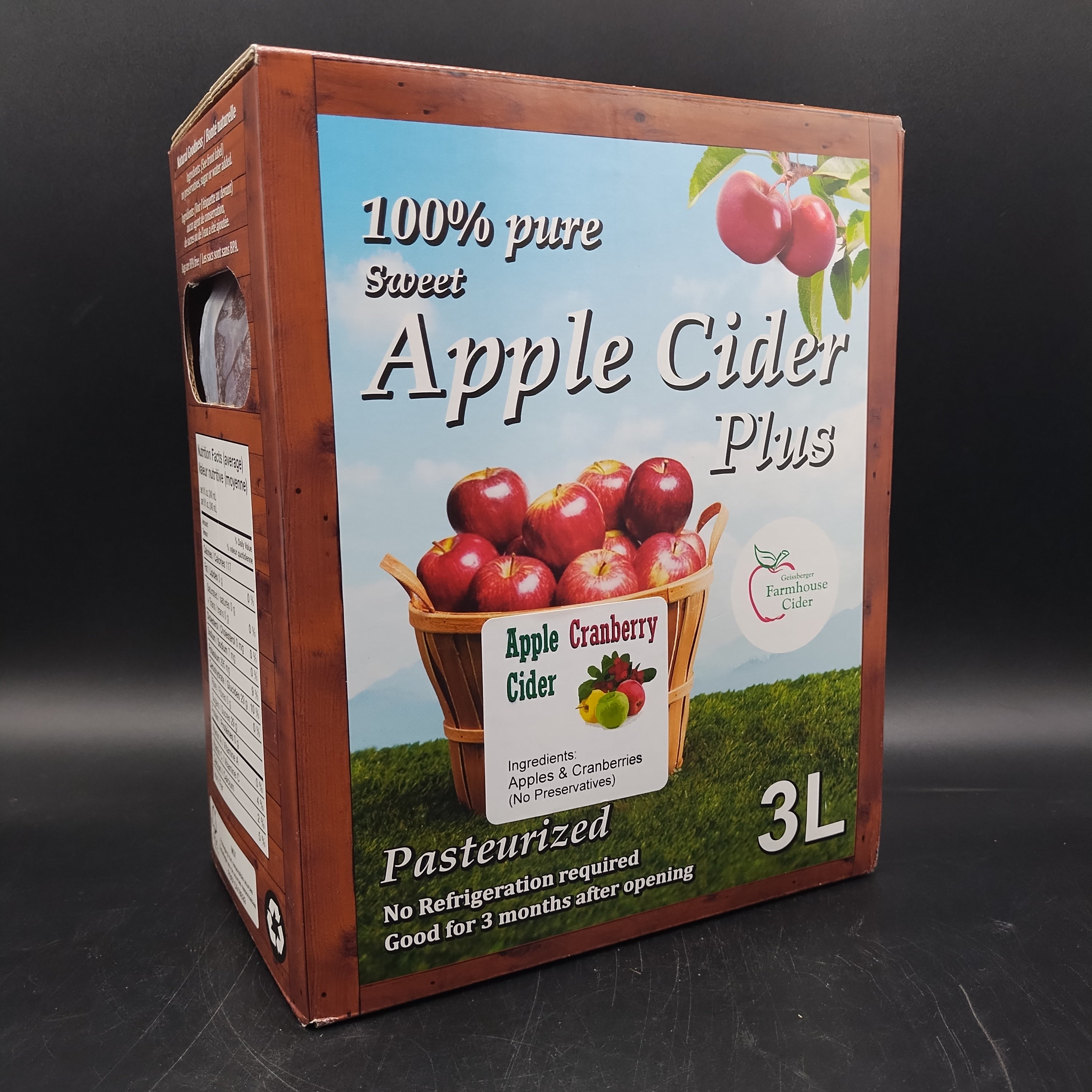 Cider, Apple/Cranberry (3L)