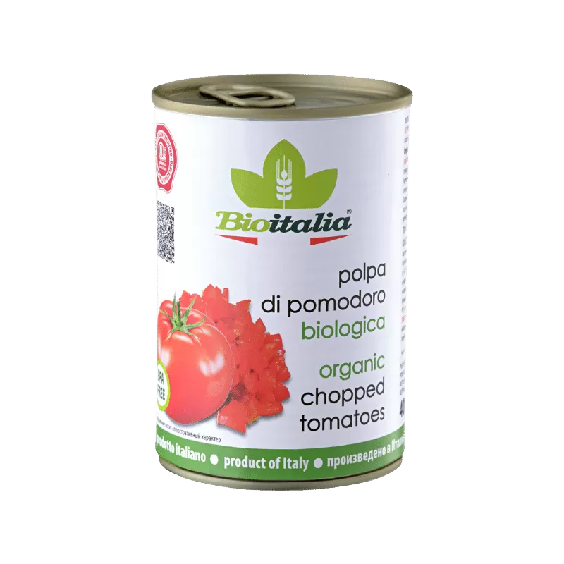 Canned Tomatoes, Chopped Organic (398ml)
