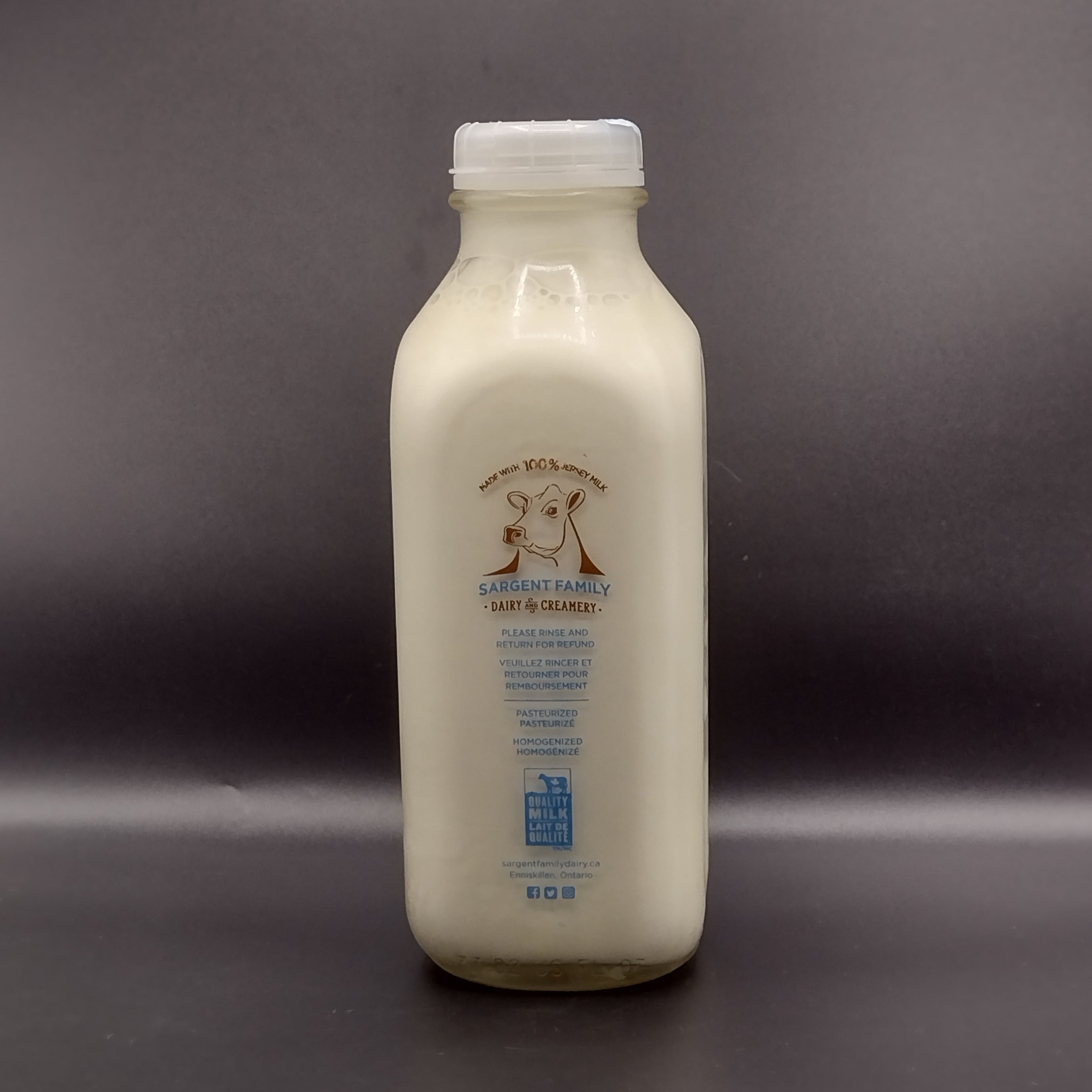 Cream, 10% Half & Half  (1L) *price includes $2 bottle deposit*