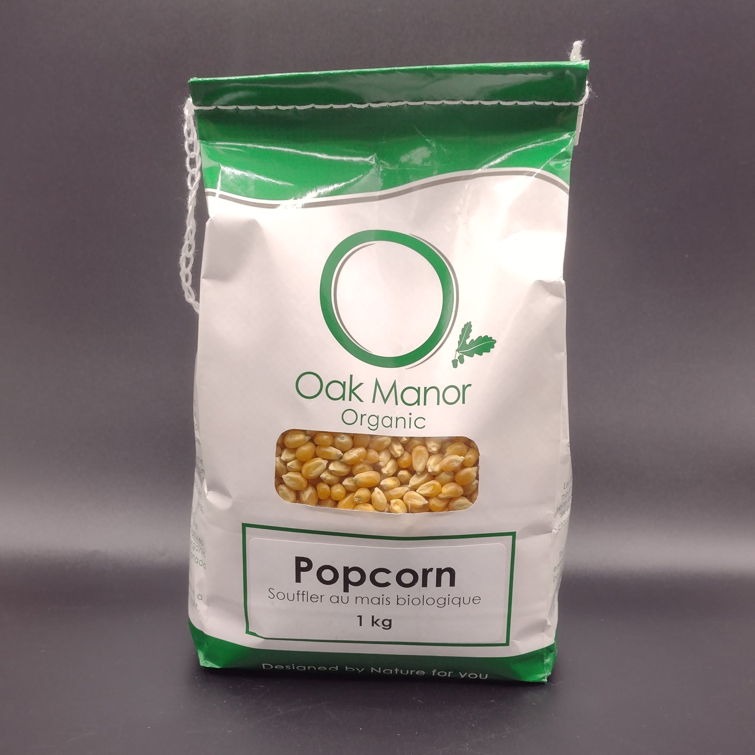 Popcorn, Organic Kernels (1 kg)