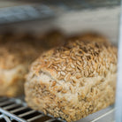 loaves of seeded bread