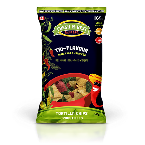 Chips, Tri-Flavour Tortilla (300g)-1
