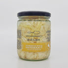 Jar of Fermented White Sauerkraut