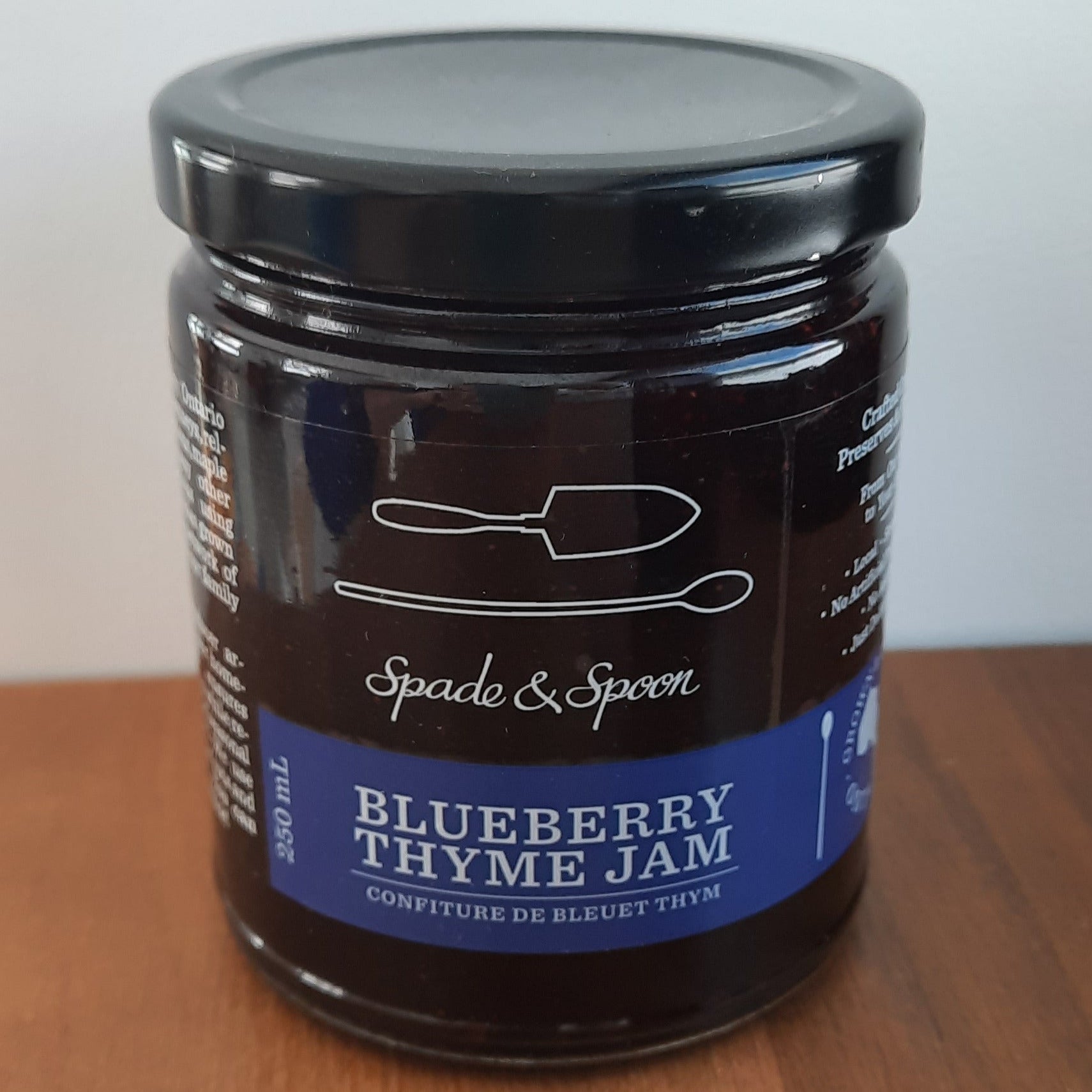 Jar of Spade & Spoon Blueberry Thyme Jam 