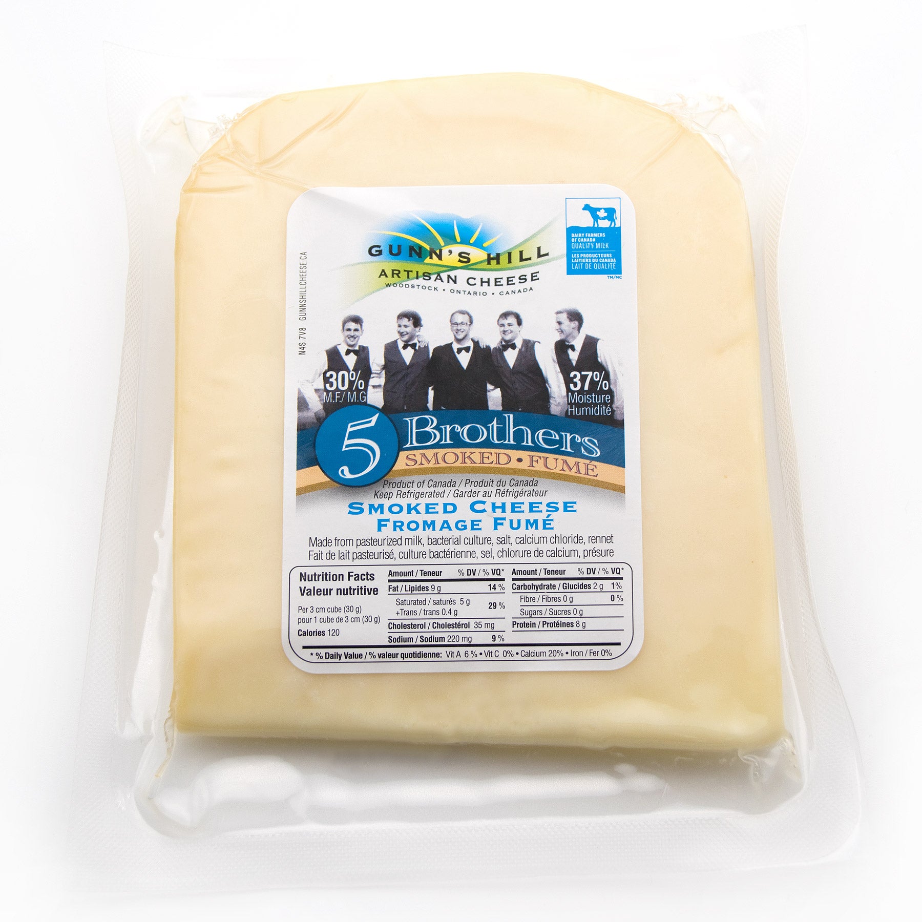 Cheese, 5 Brothers Smoked (approx 165g)-1