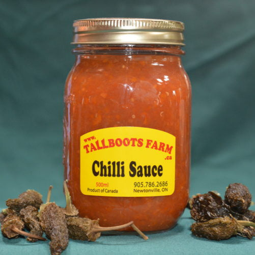 jar of chilli sauce