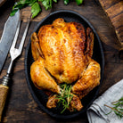 Whole roasted chicken