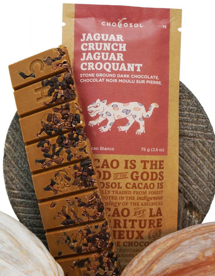 jaguar crunch chocolate bar with packaging