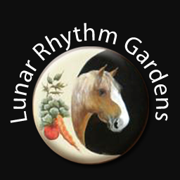 Lunar Rhythm Gardens logo.