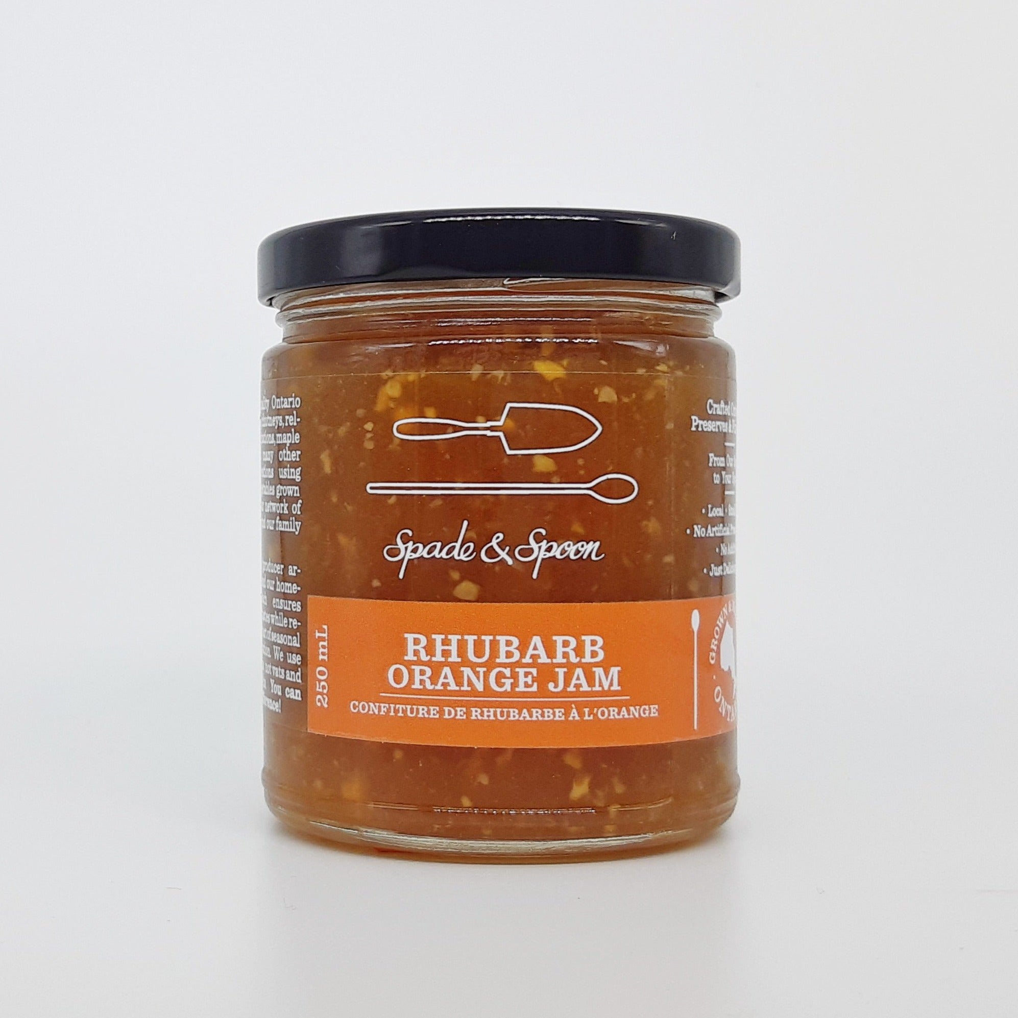 Jar of Rhubarb Orange Jam