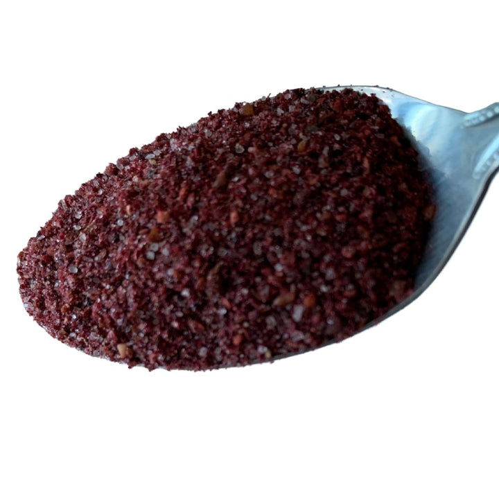 a spoonful of dried sumac